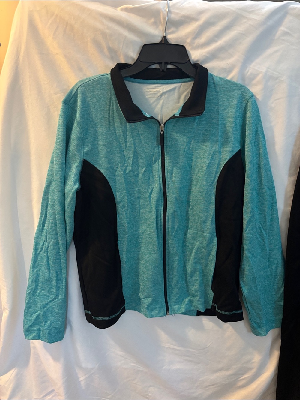 Be Inspired Teal and Black Full-Zip Athletic Hoodie and matching sweats